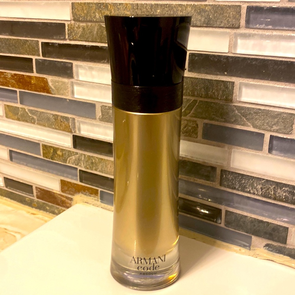 3.6 oz Armani Code cologne NWOB - never used and 100% full - $125 on Amazon